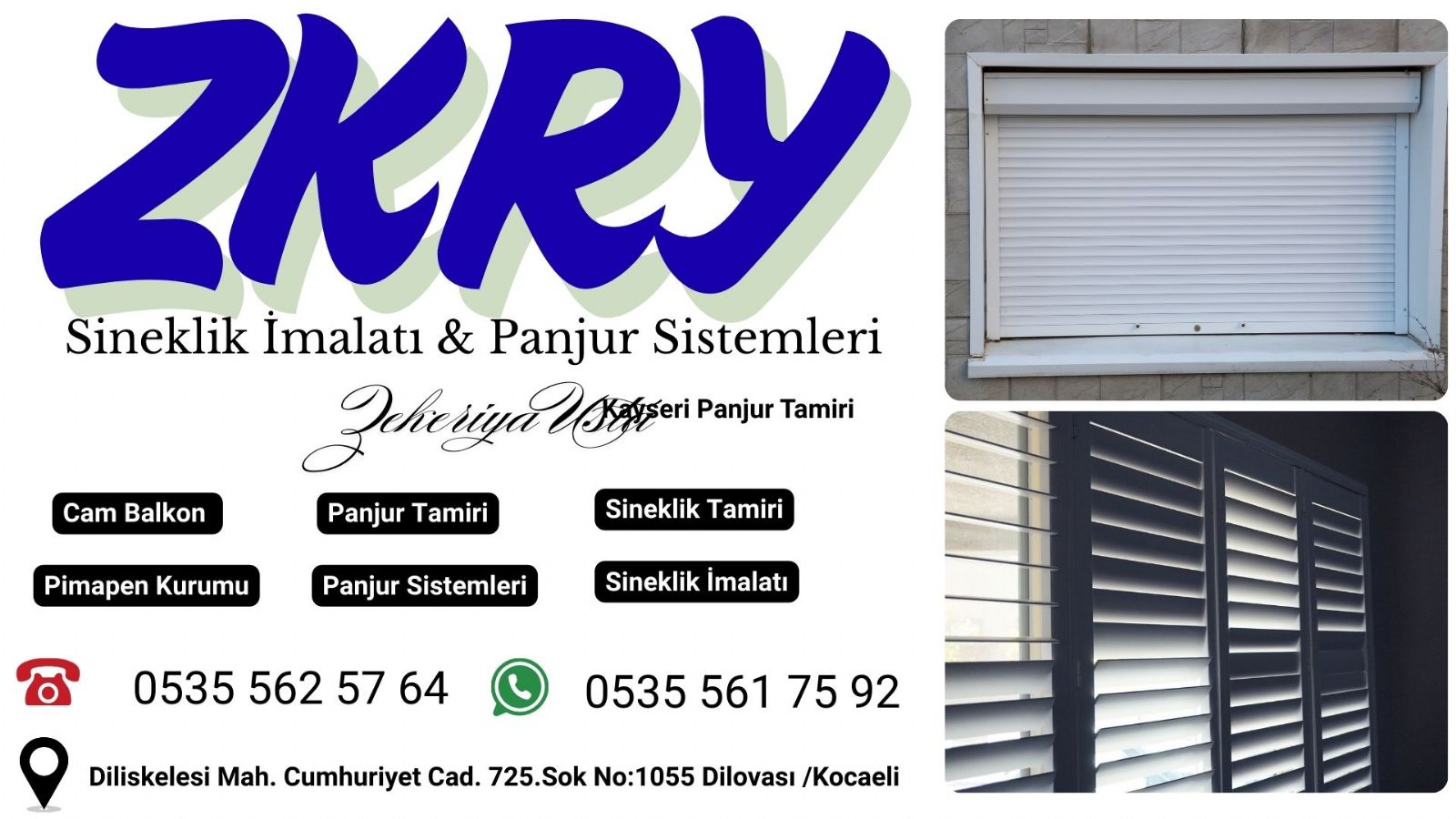 Dilovası  Kepenk Tamiri